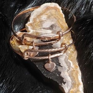 Copper Alex and Ani (set of two)